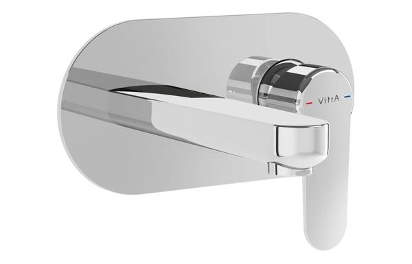 VitrA Root Round Integrated Basin Mixer - Chrome